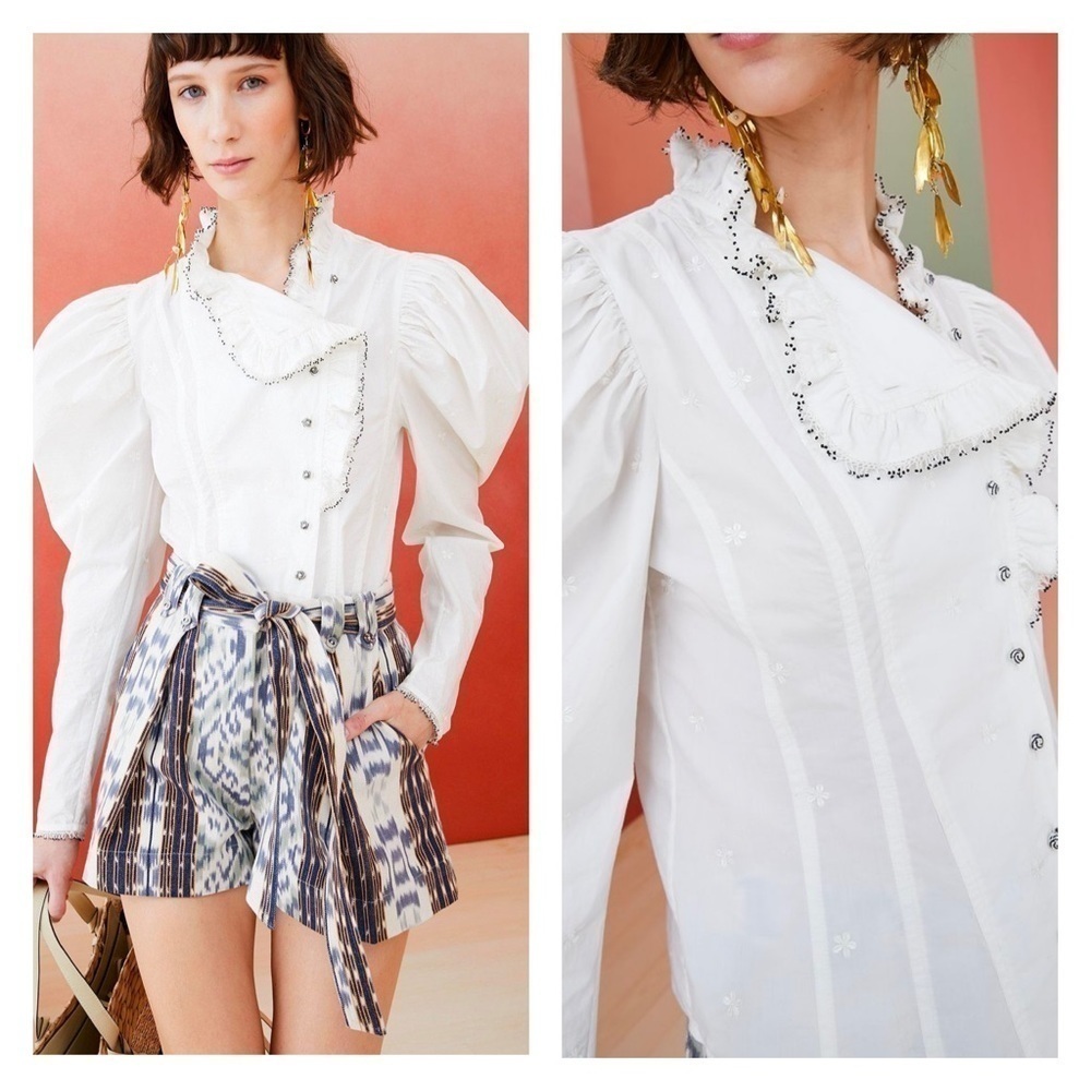 Ulla Johnson Lamont Beaded Blouse